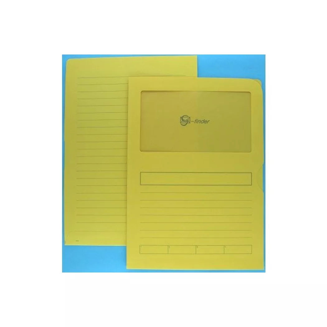 GOESSLER – Organisationsmappen 220x310mm 2802 gelb 100 Stück, 21cm, Gelb Bedruckt
