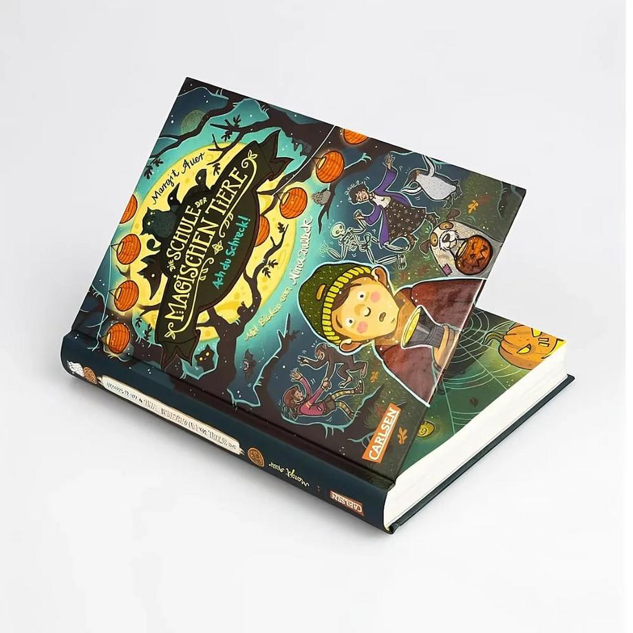 Die Schule der magischen Tiere 14: Ach du Schreck! Auer, Margit; Dulleck, Nina (Illustrationen) Gebundene Ausgabe 