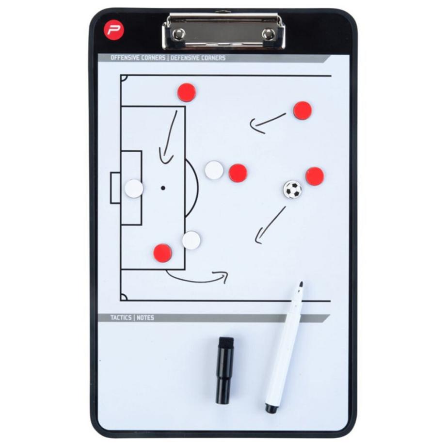 Pure2Improve  doppelseitiges Coach-Board Fussball 35x22cm 