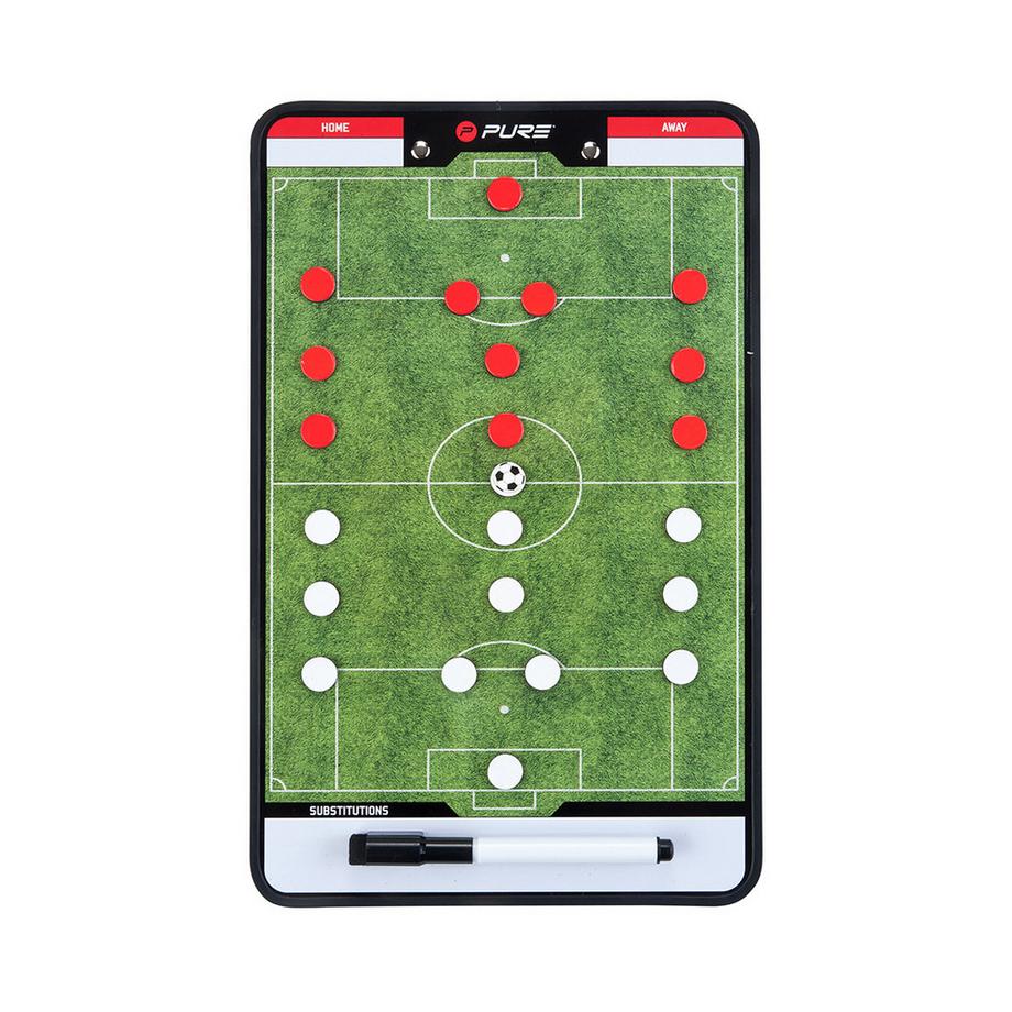 Pure2Improve  doppelseitiges Coach-Board Fussball 35x22cm 