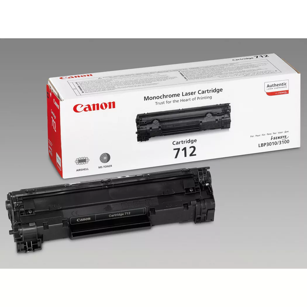 Canon – Toner-Modul 712 schwarz 1870B002 LBP 3010/3100 1500 Seiten, One Size