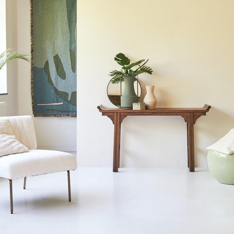 Tikamoon Konsole aus massiver Ulme Arun  