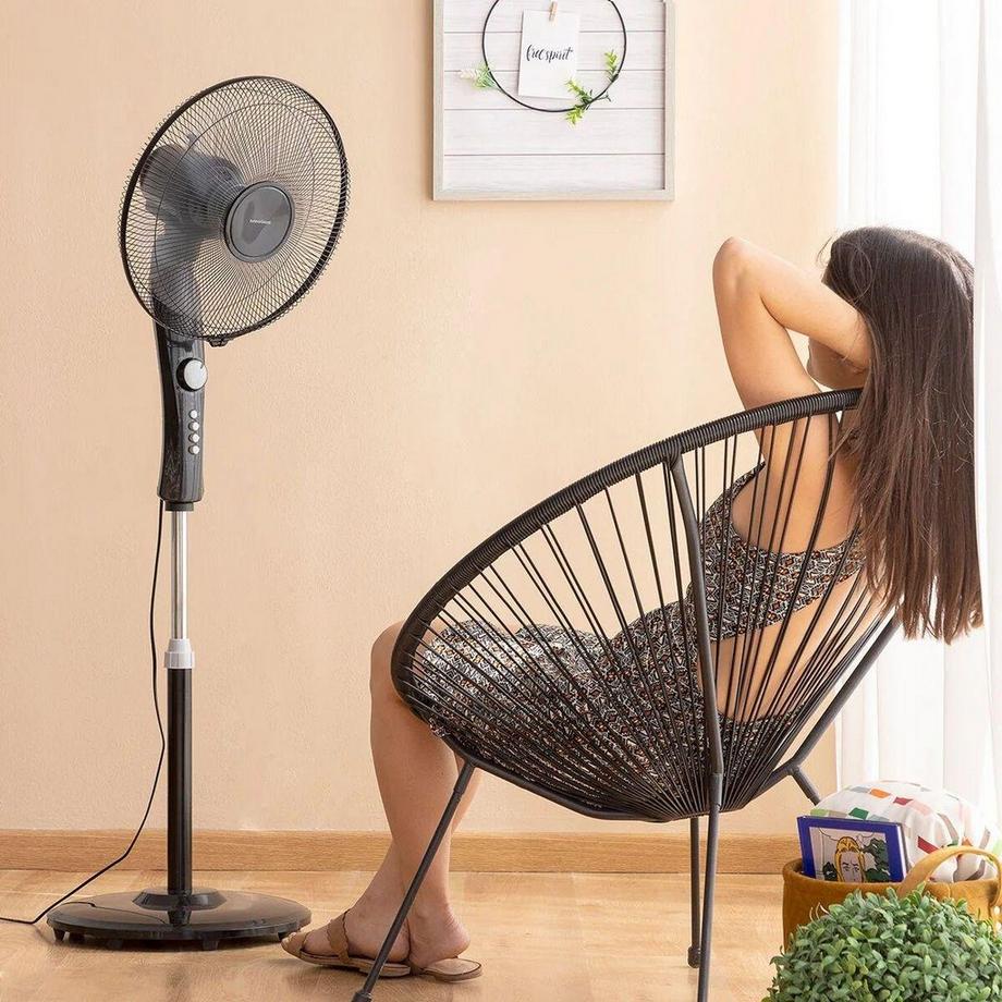 InnovaGoods Bodenventilator – 3 Geschwindigkeiten – 45 W  