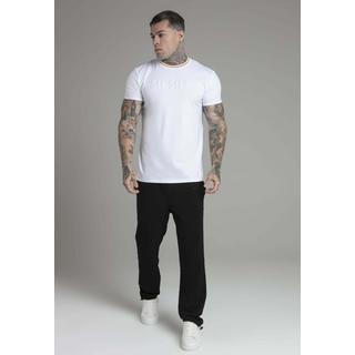 Sik Silk  T-shirt Logo T-Shirt in White 