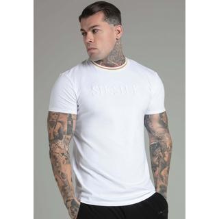 Sik Silk  T-Shirt Logo T-Shirt in White 