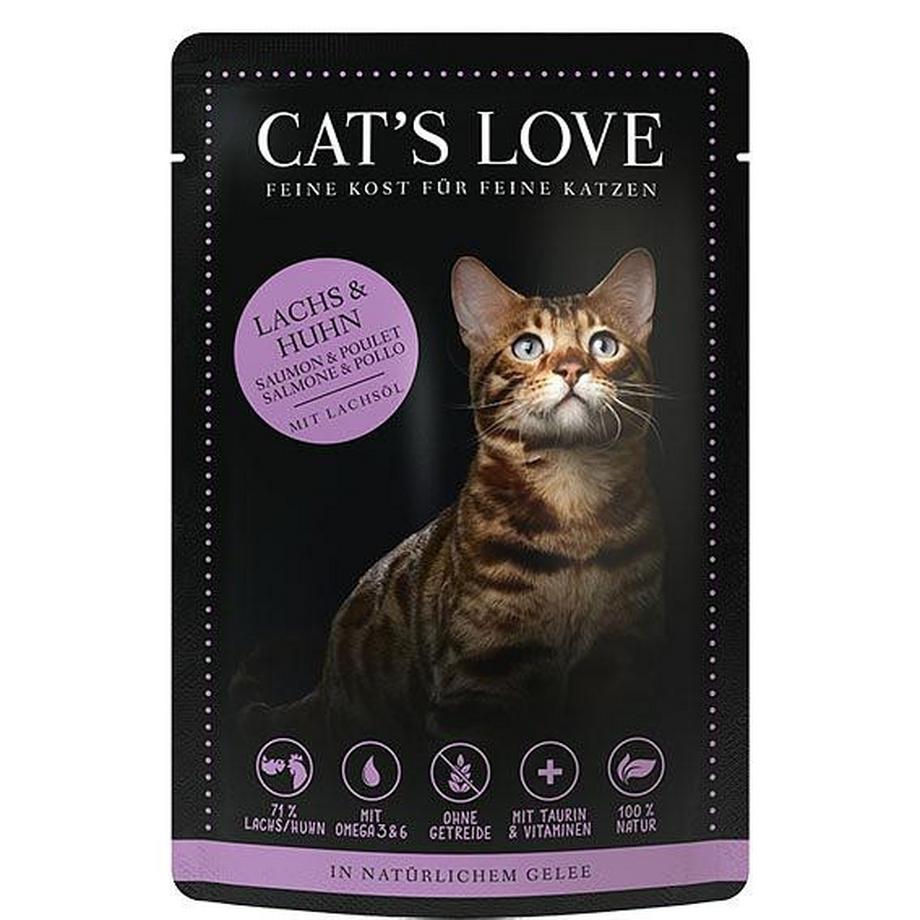 Cat's Love  Adult Lachs & Huhn, 85g 
