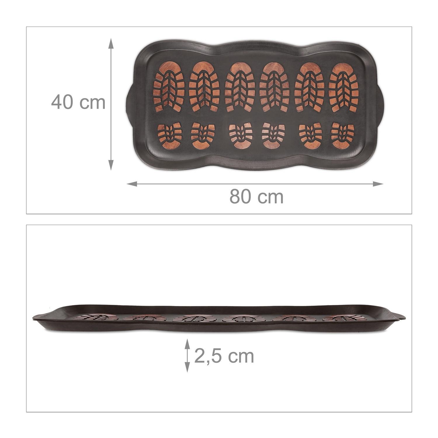 Northio Gummi-Tropfschale für Schuhe  