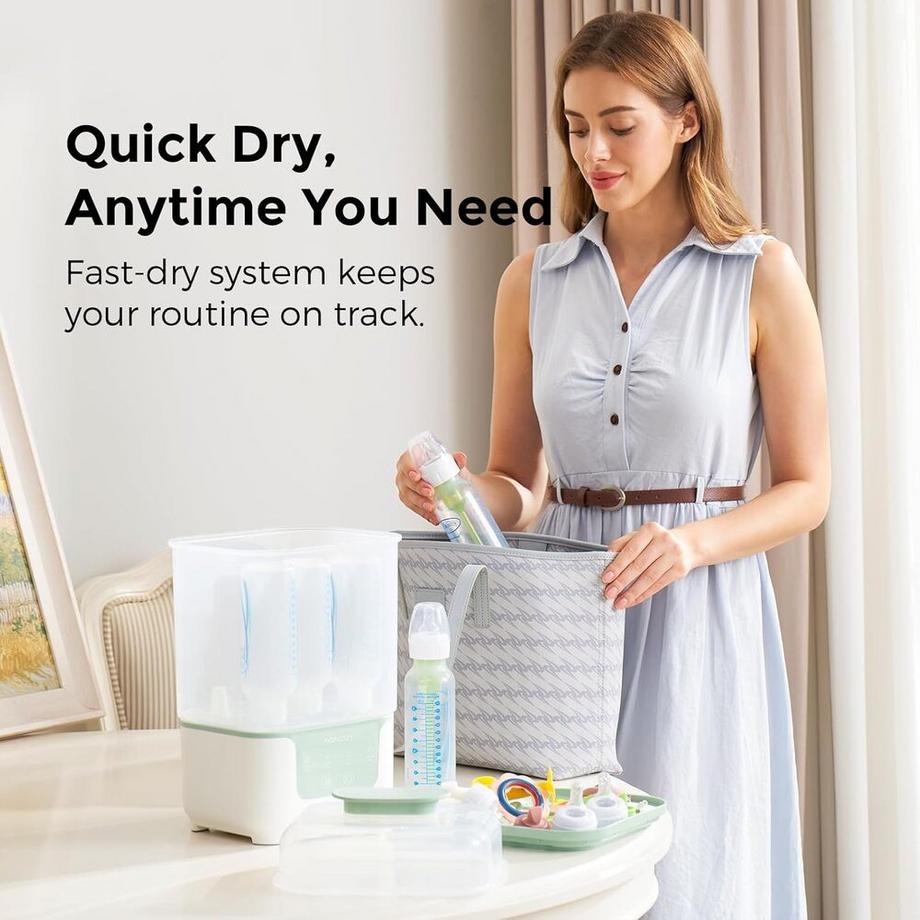 Momcozy  BS04 4-in-1 Babyflaschen-Sterilisator und Trockner 