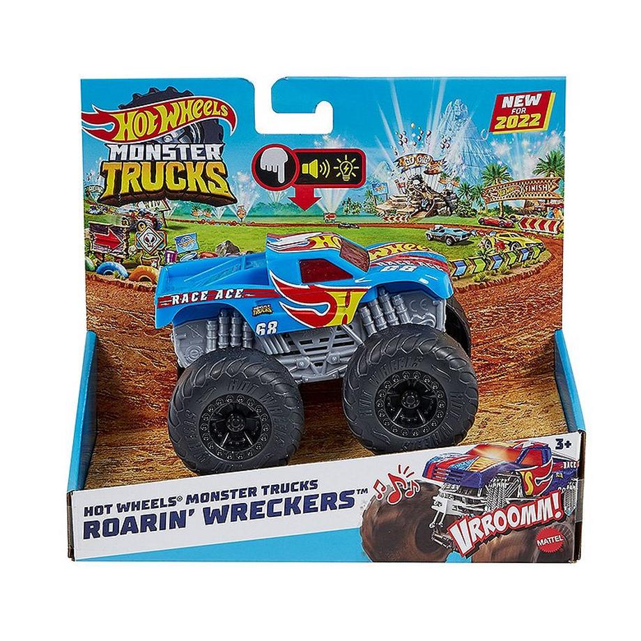 Hot Wheels  Monster Trucks Race Ace mit Licht & Sound (1:43) 