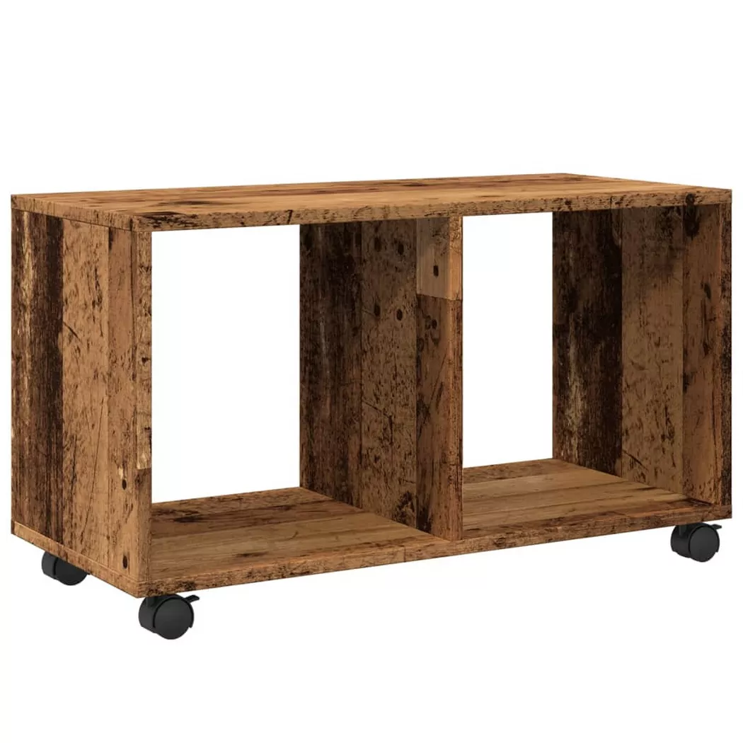 VidaXL - Armoire à roulettes bois d'ingénierie, One Size, Marron