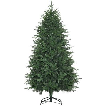 Albero Di Natale Artificiale Da 180 Cm, Rami Densi Realistici, Abete Artificiale Con Punte Di Rami 4030, Aspetto Realistico, Verde