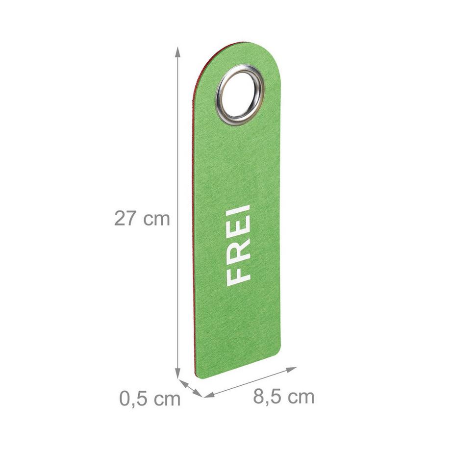 B2X  Türschild Besetzt Frei 10er Set 