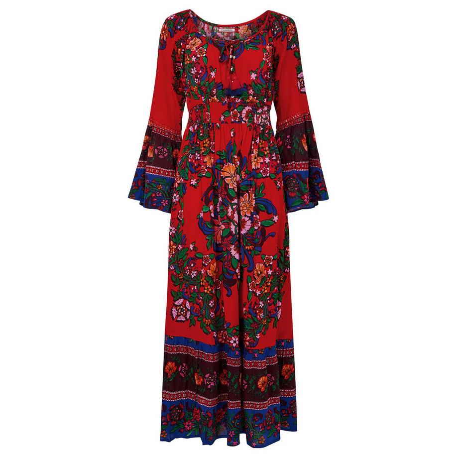 Joe Browns Abito Lungo Stile Boho Vita Arricciata  