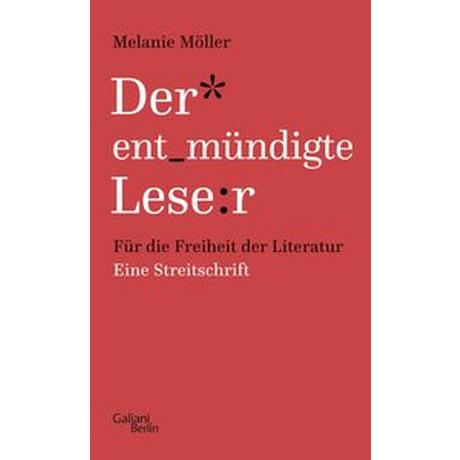 Der entmündigte Leser Möller, Melanie Couverture rigide 