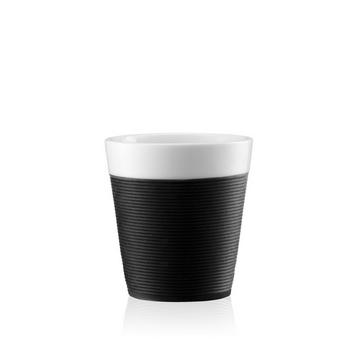 2 Stück Tasse mit Silikonband 0.17l BISTRO
