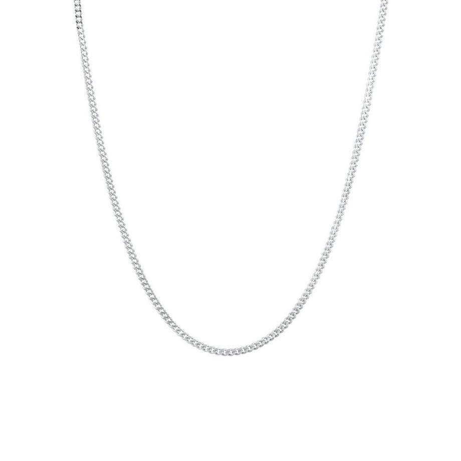 Kuzzoi  Halskette  Panzerkette Basic Fein 925 Silber 