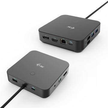 USB-C HDMI Dual DP Docking Station with Power Delivery 100 W