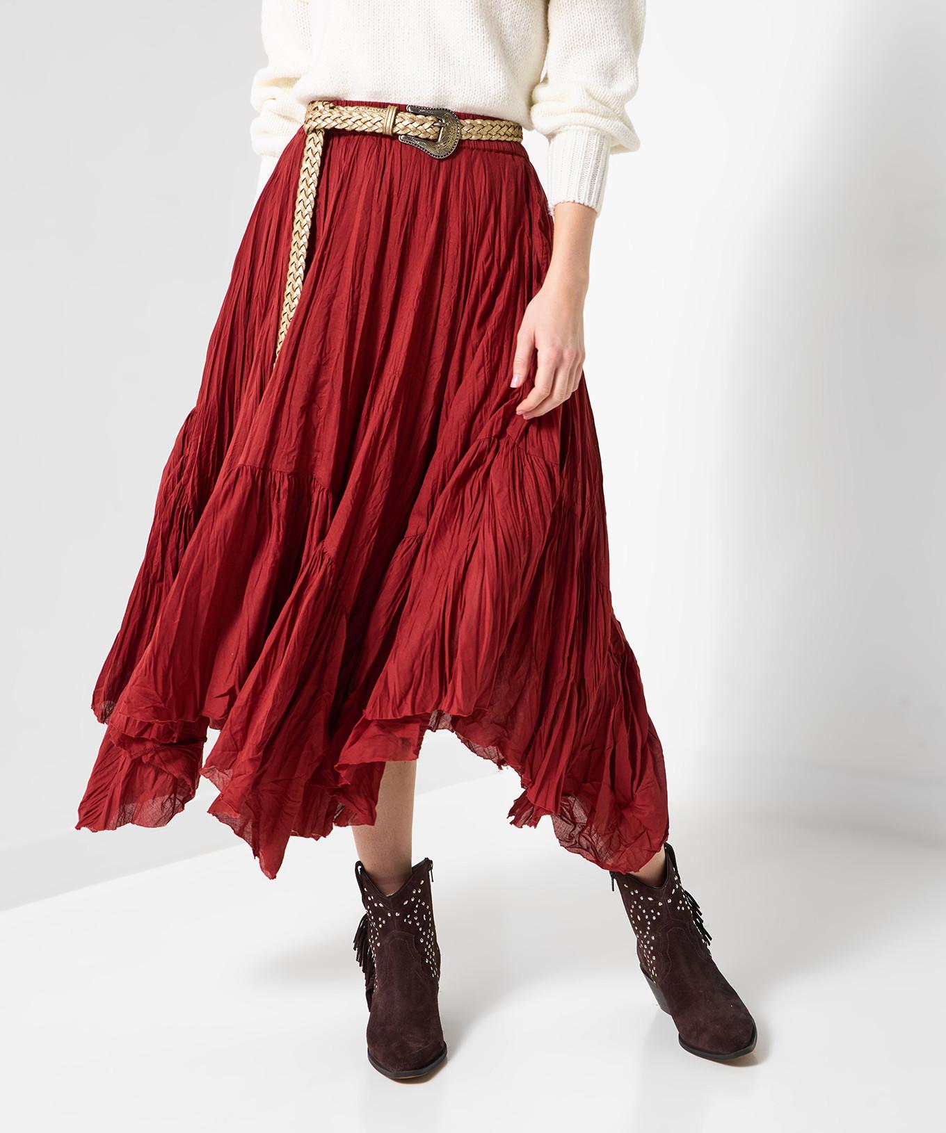 Joe Browns Lagen Maxirock mit Zipfelsaum  