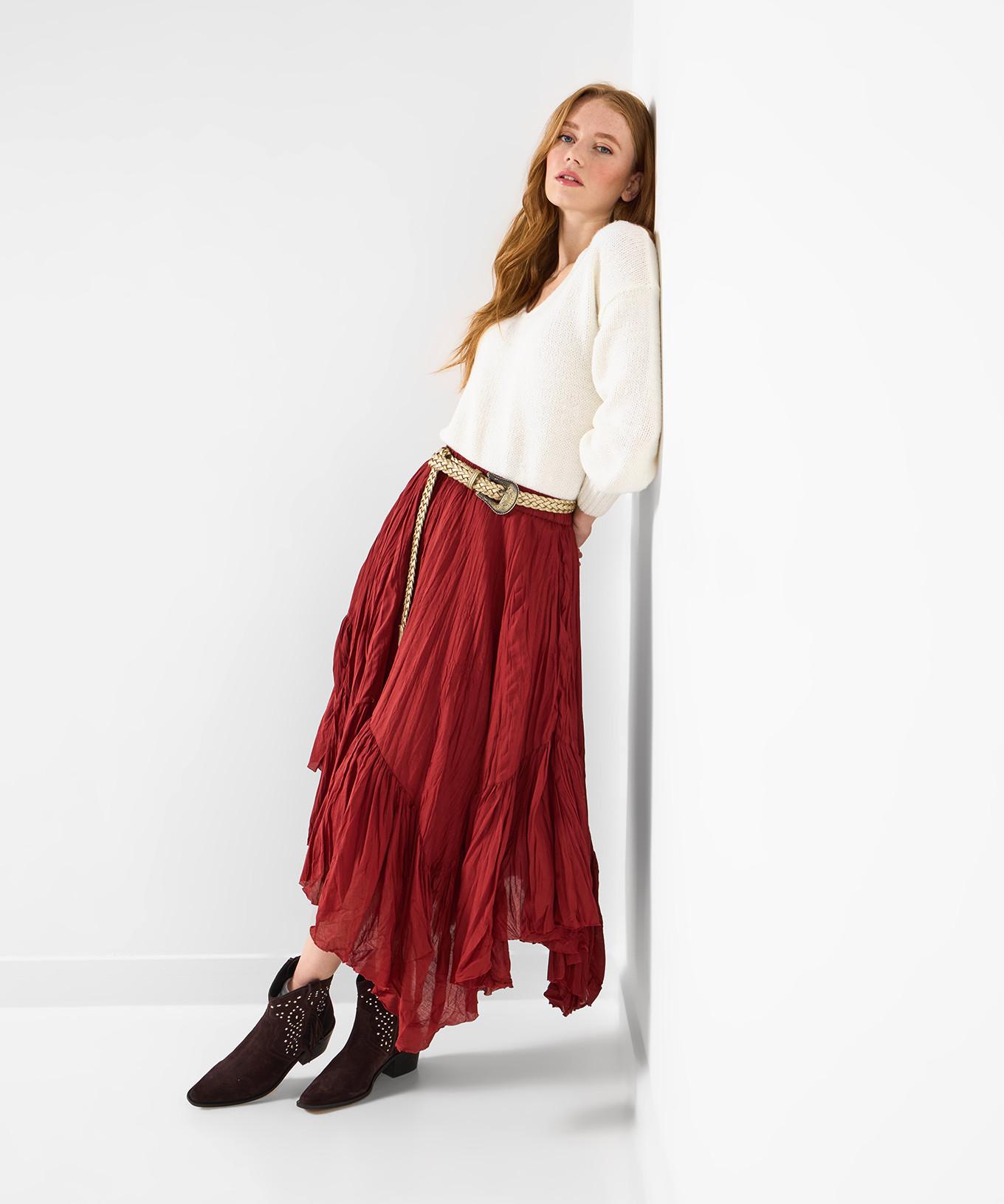 Joe Browns Lagen Maxirock mit Zipfelsaum  