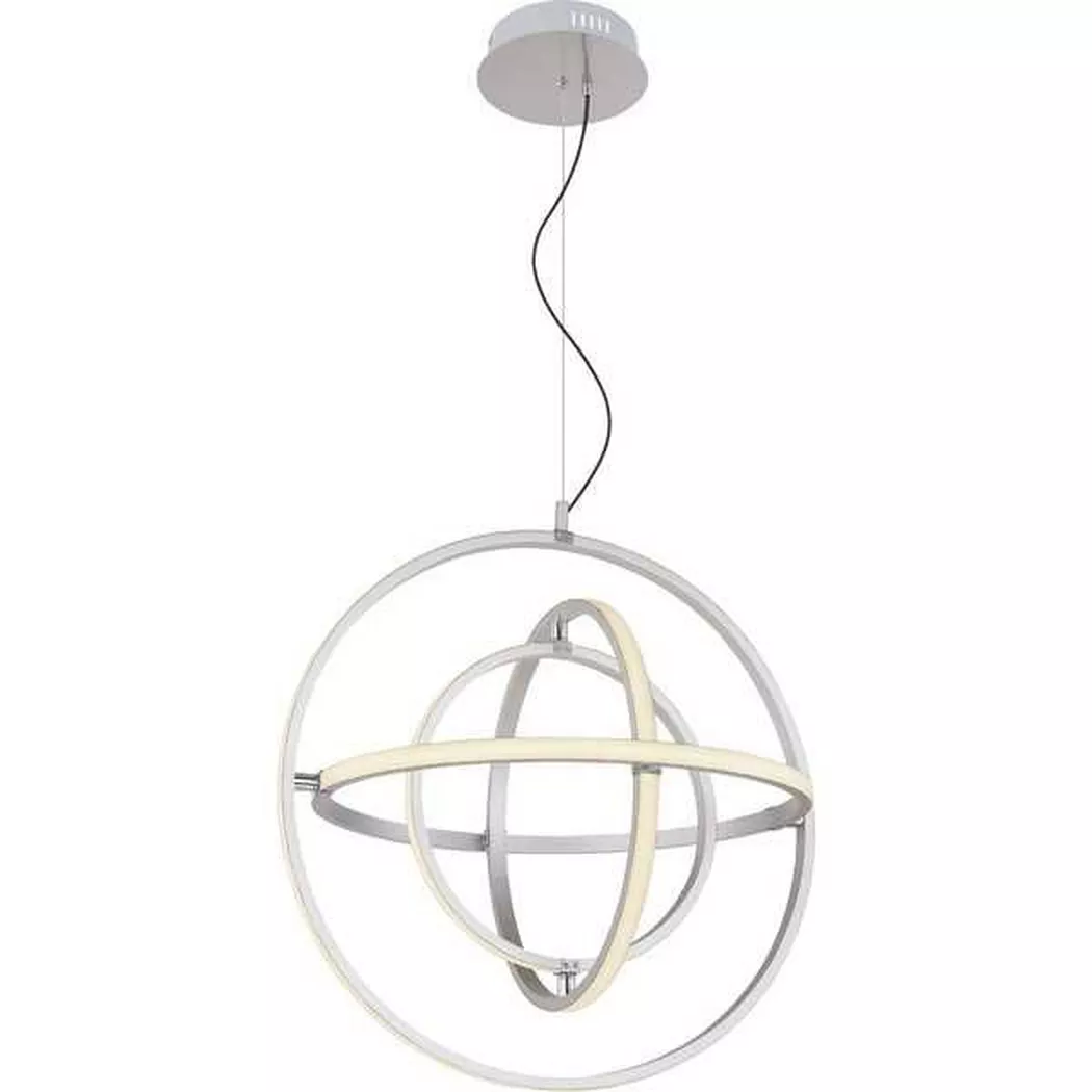 mutoni – Hängeleuchte Kurus Metall matt 1xLED, One Size, Grau