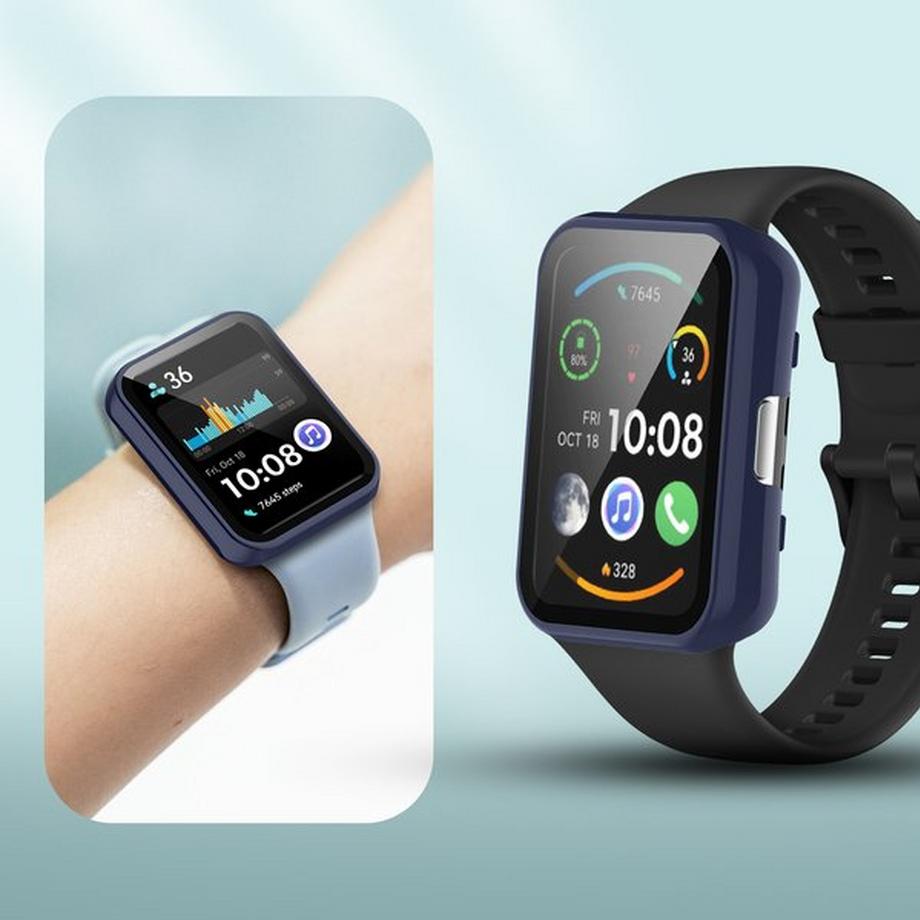 Avizar  Huawei Watch Fit 2 Rundumhülle Blau 