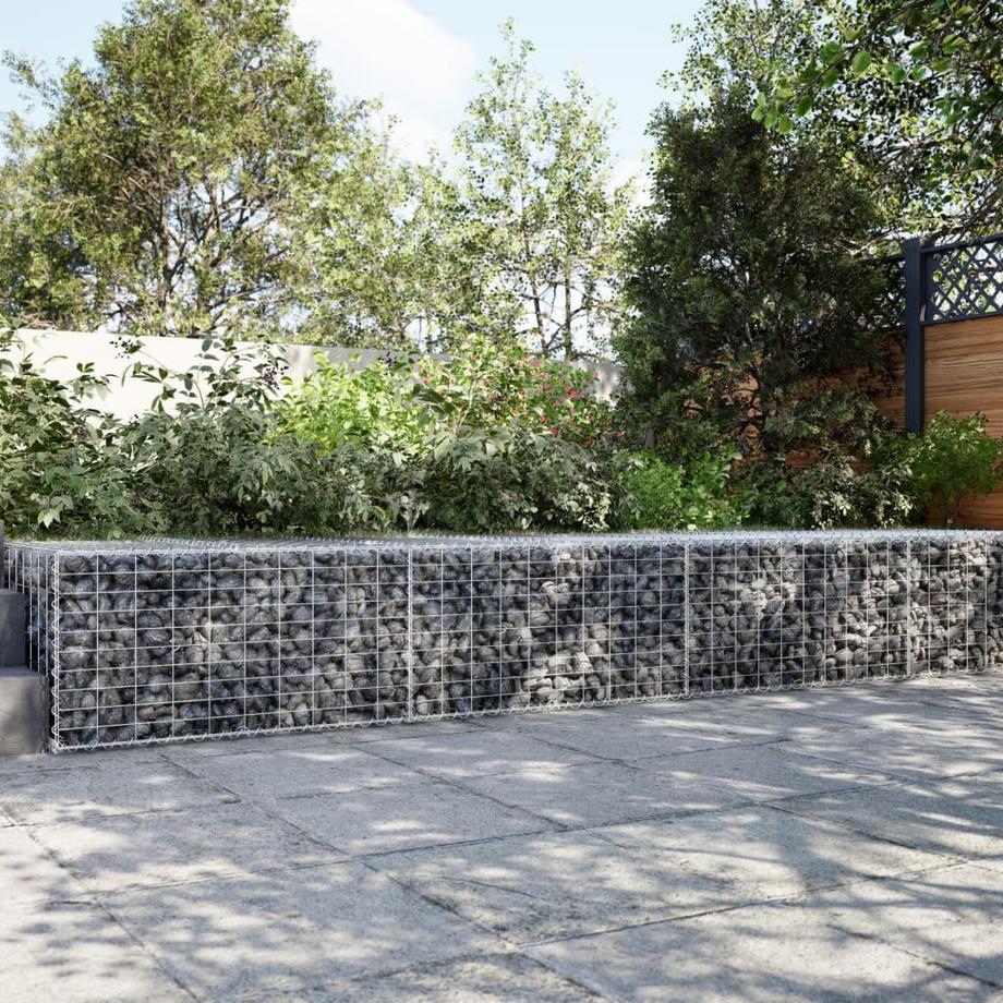 VidaXL Panier gabion fer  