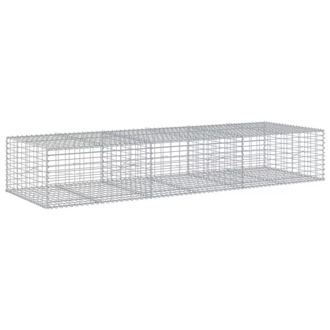 VidaXL - Panier gabion fer, One Size, Argent