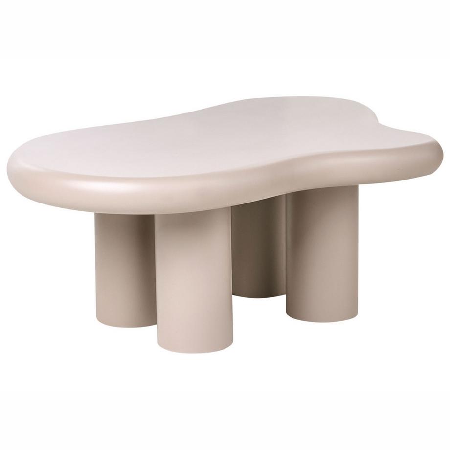 Beliani Couchtisch aus MDF-Platte Minimalistisch ONDLE  