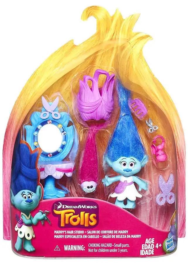 Hasbro  Trolls Maddy's Hair Studio Story Pack Action Figure 