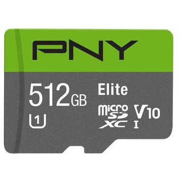 PNY Elite 512 GB MicroSDXC UHS-I Classe 10