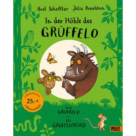 In der Höhle des Grüffelo Scheffler, Axel; Donaldson, Julia; Osberghaus, Monika (Übersetzung) Copertina rigida 