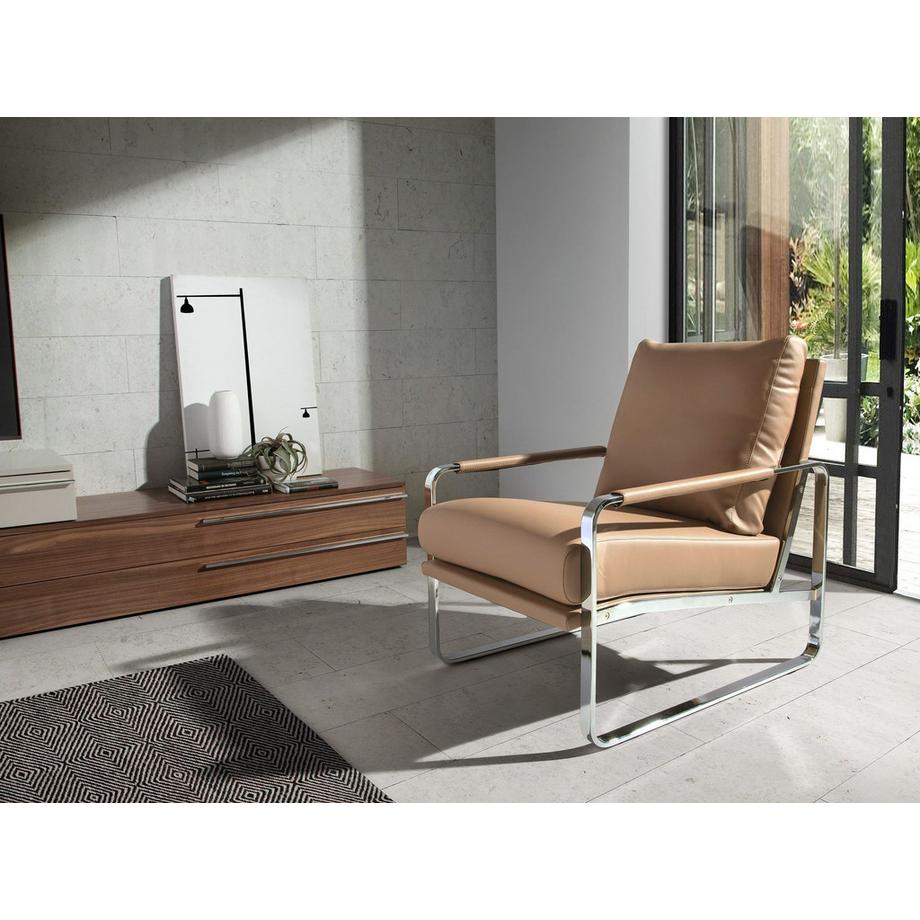 ANGEL CERDA Poltrona in ecopelle visone  