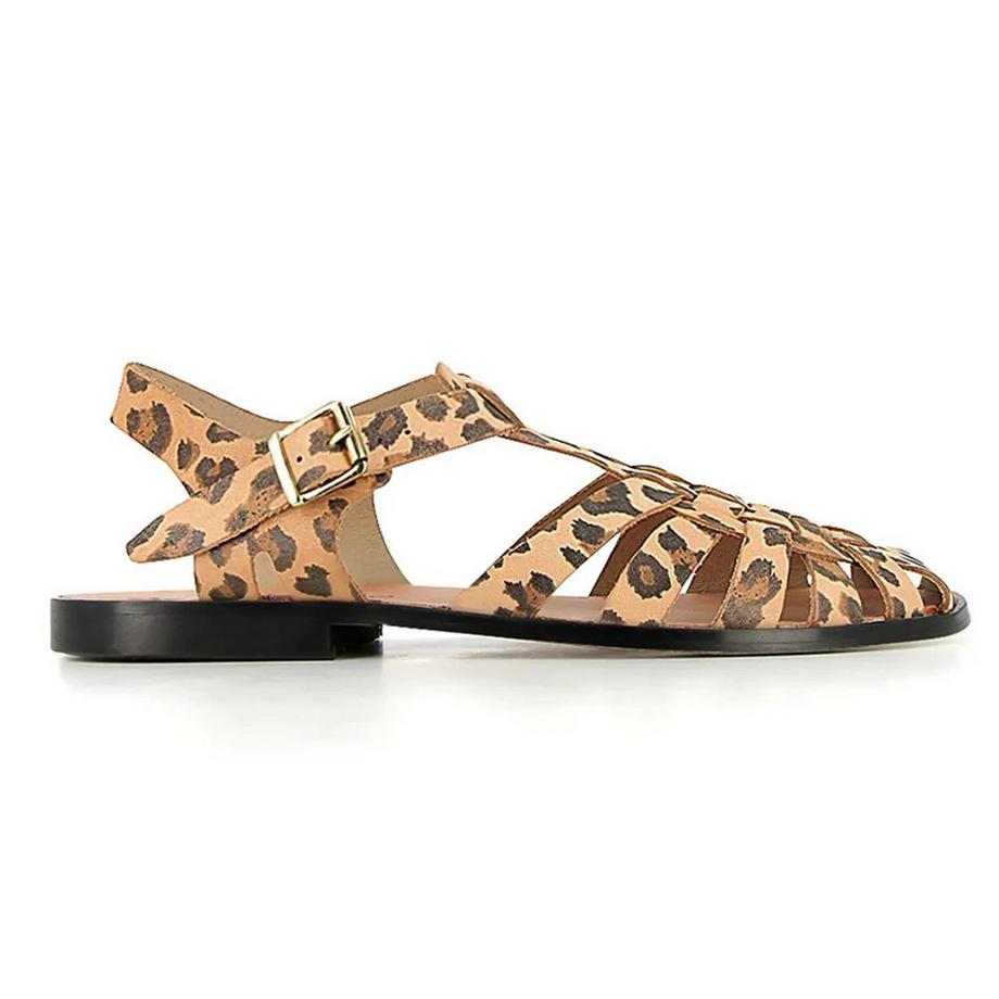 Méduse Sunville Leopardenmuster Sandalen  