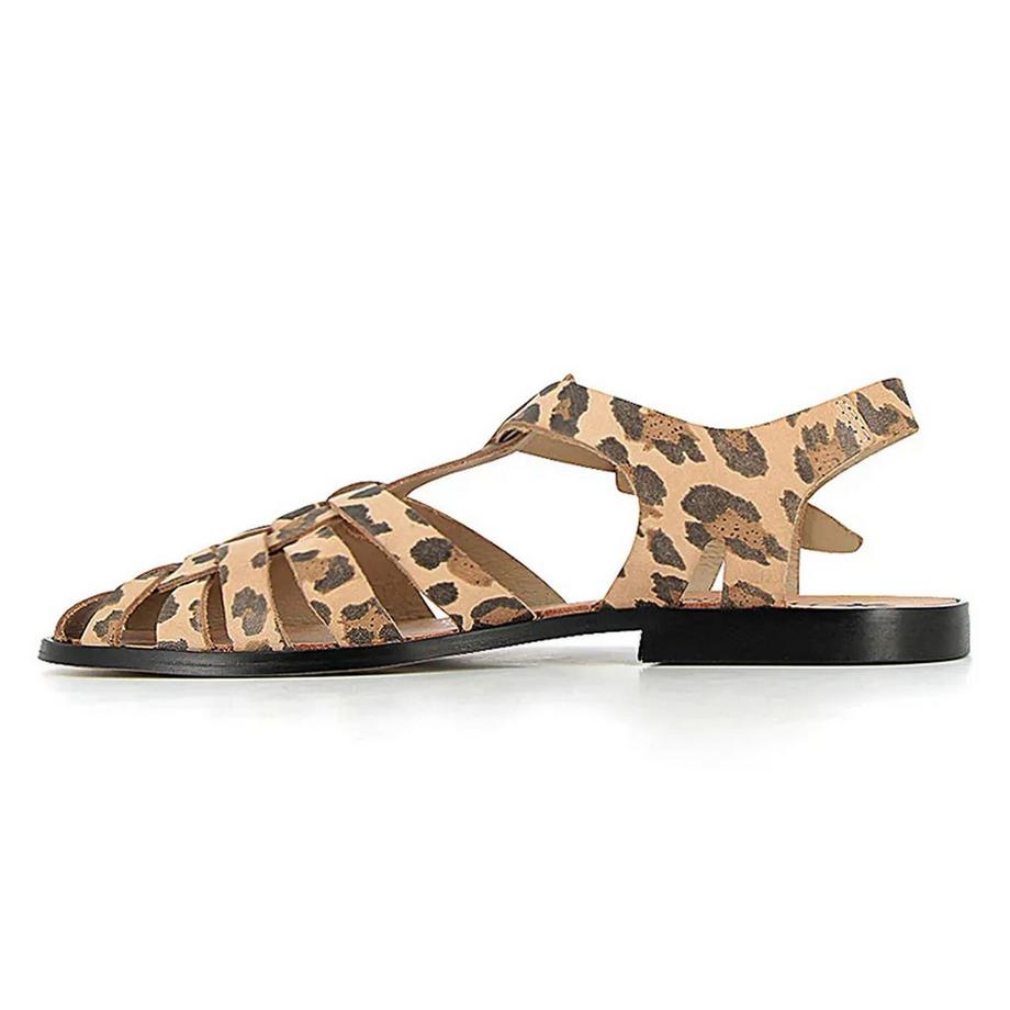 Méduse Sunville Leopardenmuster Sandalen  