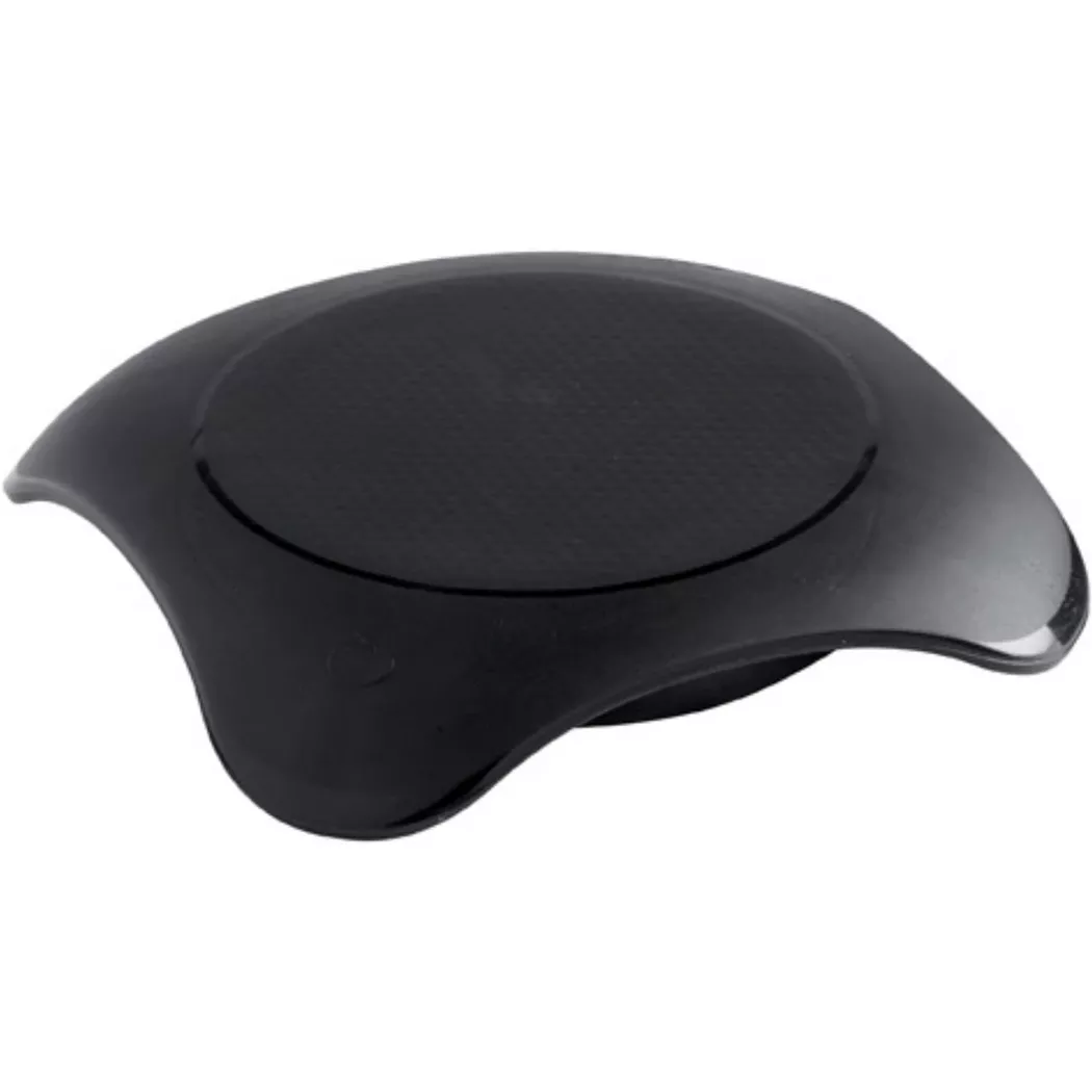 Mastrad – Magma Mikrowellen-Warmhalteplatte, One Size, Schwarz