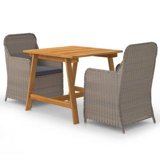 VidaXL Garten-essgruppe poly-rattan  