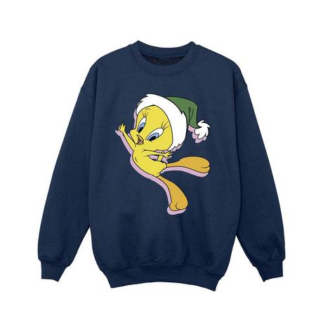 LOONEY TUNES  Tweety Christmas Hat Sweatshirt 