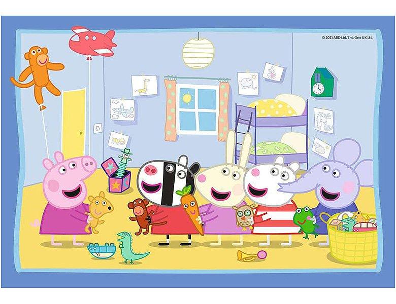 Ravensburger  Ravensburger Kinderpuzzel 2 x 12 stukjes De avonturen van Peppa Pig 