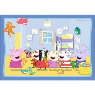 Ravensburger  Ravensburger Kinderpuzzel 2 x 12 stukjes De avonturen van Peppa Pig 