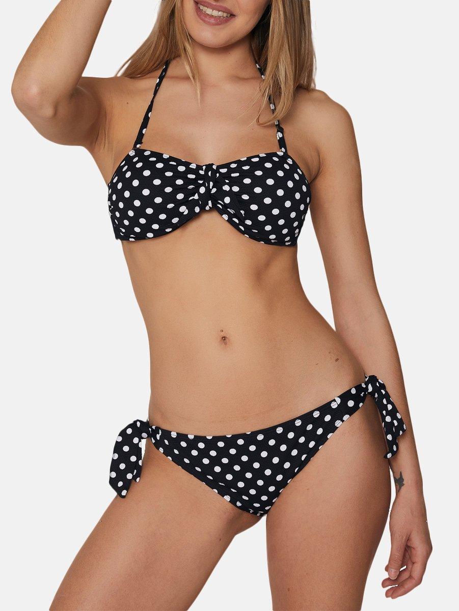 Image of Admas 2-teiliges Bandeau-Bikini-Set push-up Life Dots - 38