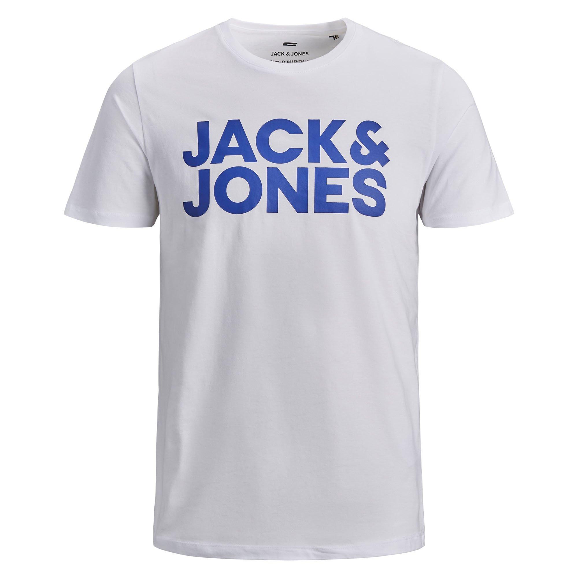 JACK & JONES Logo T-shirt Col Rond Lot de 3  