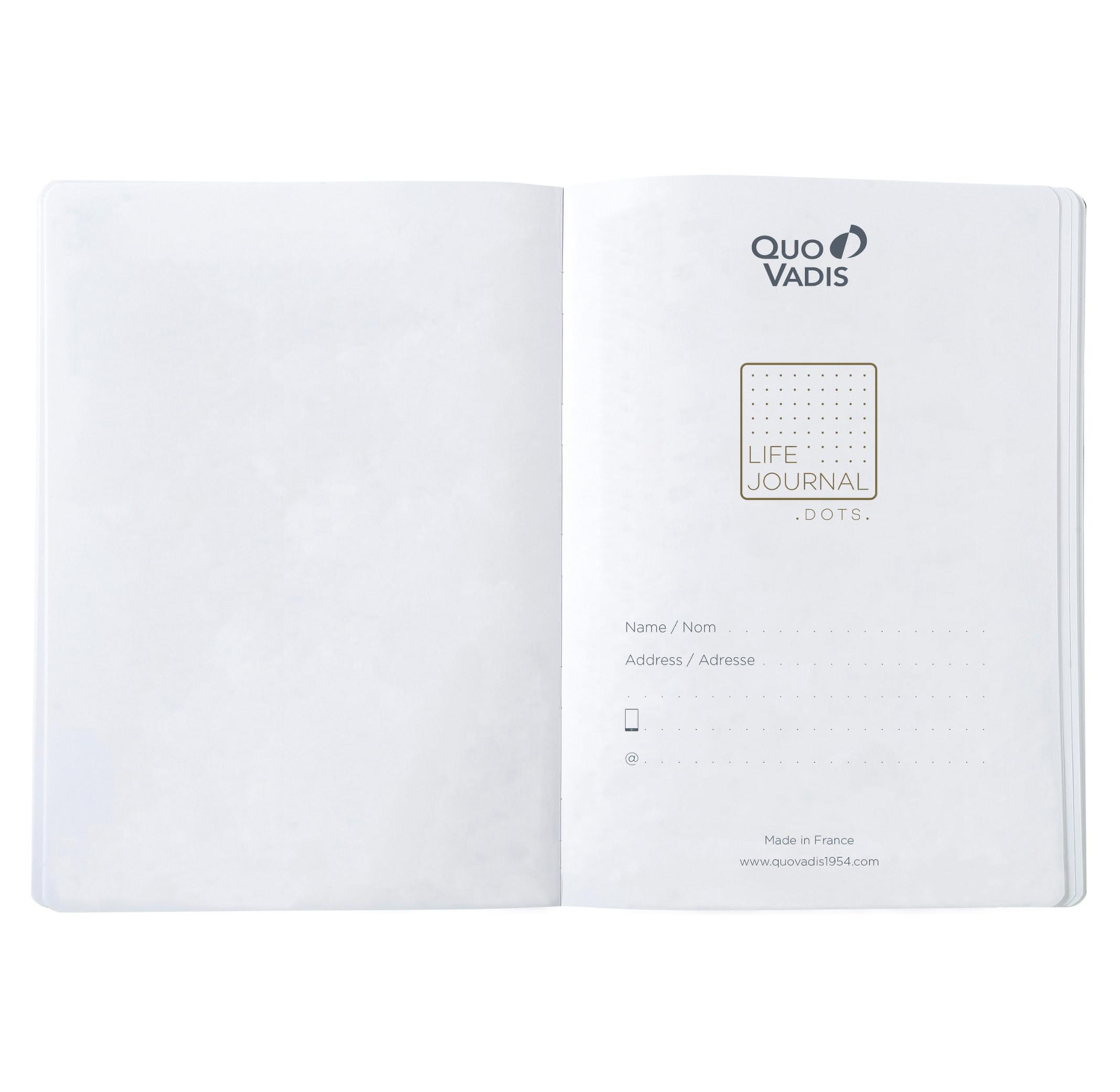 QUO-VADIS Bullet journal - Points (dots) - 15x21 cm - Life Journal  