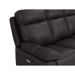 Vente-unique Relaxsofa elektrisch 3Sitzer Leder ISIRIS  