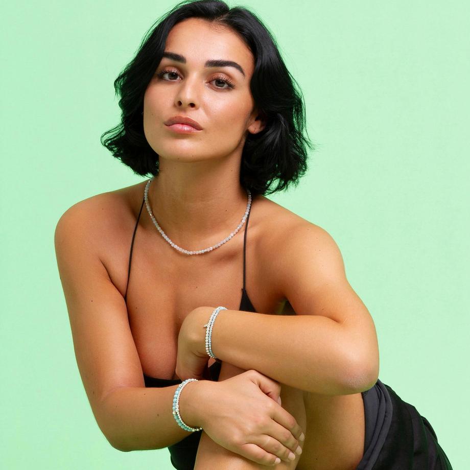 Balibay  Mavie armbänder vereint als Bundle mit Larimar 