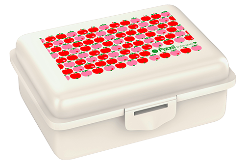 fizzy Fizzii Lunchbox mit Trennfach perlweiss by Graziela Äpfel  