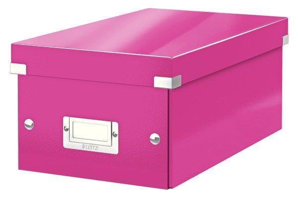 Leitz LEITZ Click & Store DVD-Box 60420023 pink 206x135x320mm  