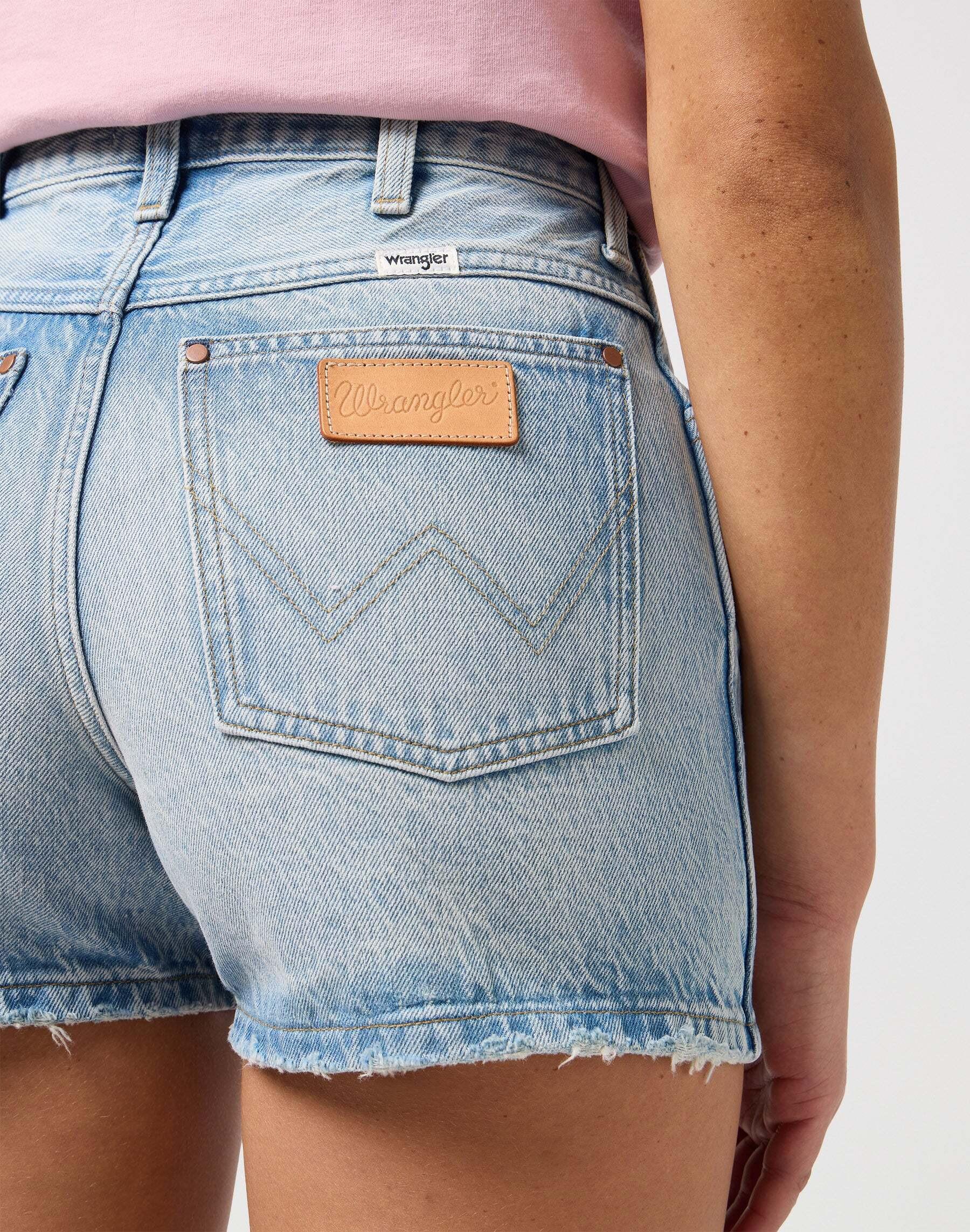 Wrangler Cowboy Short 3 Inch Shorts in denim  