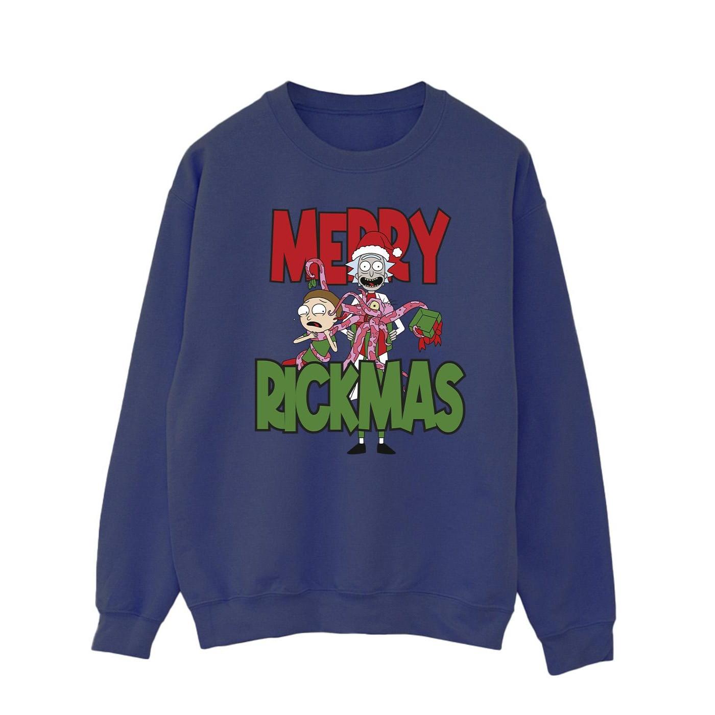 Rick And Morty  Merry Rickmas Sweatshirt 