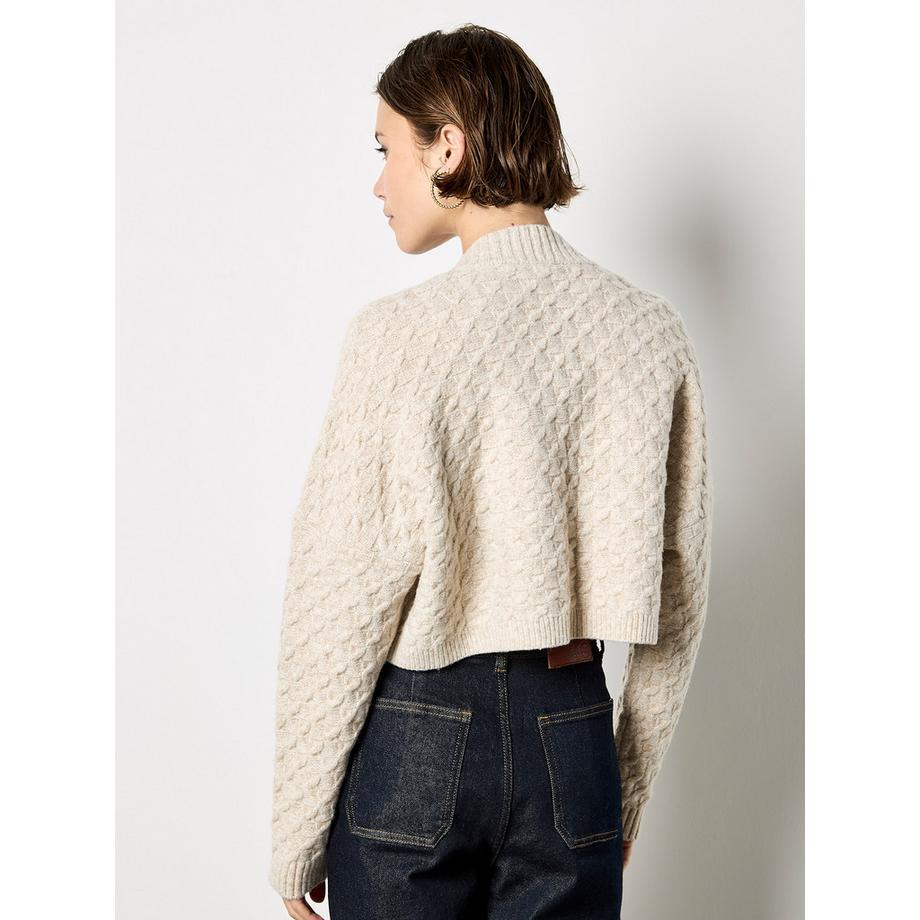 APRICOT Cardigan a trecce  