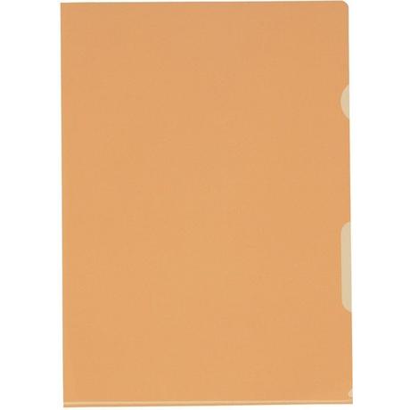 BÜROLINE BÜROLINE Sichtmappen A4 620067 orange 10 Stück  